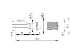 Микрометрическая головка, модель 101MH25FС