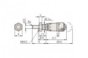 Микрометрическая головка, модель 101MH6.5SС