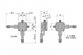 Ультратонкий двухосевой линейный транслятор, модель MAXY-40-13S