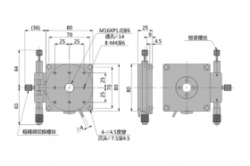 Поворотная платформа 80 мм, модель MAR-80-P
