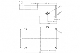 Миниатюрный спектрометр, 400-1100 нм,  разрешение 1 нм, модель BIM-6001A-02