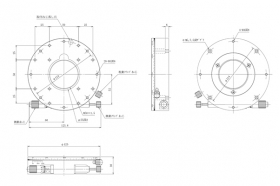 Поворотная платформа, диаметр 125 мм, модель RS-111T-R (симметричная)