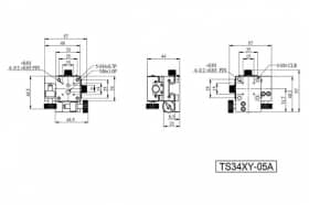 Линейные трансляторы с боковым расположением винта, серия M-TS34-05