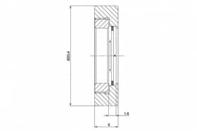 Четвертьволновая пластина нулевого порядка с воздушным зазором, в оправе, серия GCL-0607
