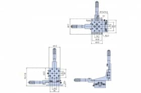 3-х осевой комбинированный позиционер серия ST300-25Н
