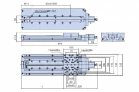 Моторизированный линейный транслятор серия ZP-140