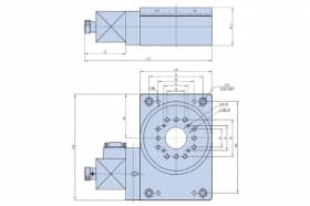 Моторизированная поворотная платформа серия ZX110-100H