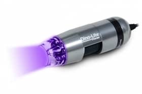 Цифровой портативный микроскоп Dino-Lite Special lighting-UV AM4013МТ-FVW с ультрафиолетовым спектром освещения 400 нм.