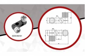 Крепление на оптические стержни GCM-550105