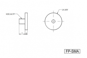 Адаптер FP-SM, модель M-FP-SMA