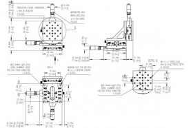Линейный XYZ транслятор 90х90 мм, серия LS90-25/3