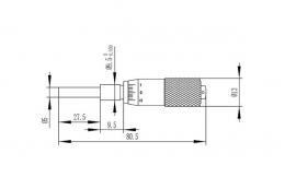 Микрометрическая головка, модель 201MH25F