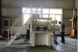 Вакуумный перчаточный бокс с термовакуумной дегазацией титановых гранул для 3D печати