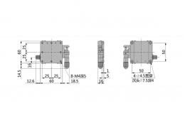 Стальной линейный транслятор, модель MAX-P60-13-SS