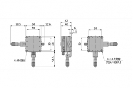 Низкопрофильный линейный двухосевой транслятор, модель MAXY-B60-13