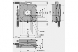 Комбинированный транслятор XYθ, модель MAXYR-160-T