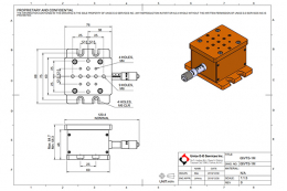 Высокоточная вертикальная платформа, модель 06VTS-1M