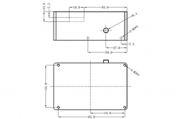 Миниатюрный спектрометр, 400-1100 нм,  разрешение 1 нм, модель BIM-6001A-02