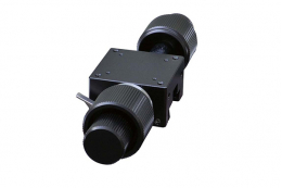 Каретка для линейного транслятора «ласточкин хвост» с двухсторонней ручкой тонкой подстройки, размер 40х40 мм, модель BL-414WS