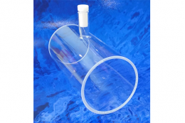 Большая цилиндрическая поляриметрическая кювета с пробкой из ПТФЭ, емкость 17.000 – 170.000 мл, световой путь 10 – 100 мм, тип 35