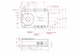 Погружная моторизированная поворотная платформа, серия RMS-5, для работы под водой