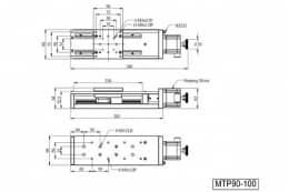 Компактные линейные моторизированные трансляторы, серия MTP90-C3