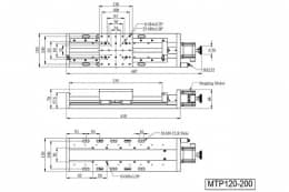 Компактные линейные моторизированные трансляторы, серия MTP120-C3