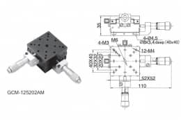 Высокоточные линейные транслятора с комбинированным механизмом перемещения серии GCM-124/125