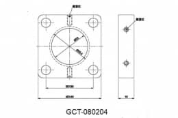 Держатели для оптики, серия GCT-0802