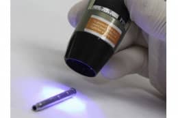 Цифровой портативный микроскоп Dino-Lite Special lighting-UV AM4113Т-FV2W с ультрафиолетовым спектром освещения 375 нм.