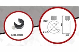Полукольцевой фиксатор GCM-0322M