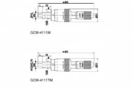 Микрометрические винты высокой точности, 13 мм, серии GCM-411