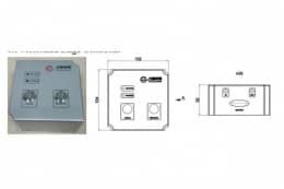 Контроллер и блок питания для моторизированных платформ серии GCD-04