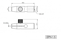 Компактный держатель для экранов, модель M-EPH-1.5