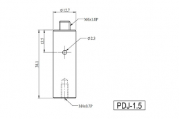 Оптические посты 12,7 мм, серия M-PD/M-PDJ