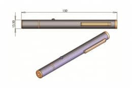 Портативные фиолетовые лазеры, длина волны 405 нм, модель GLP-405