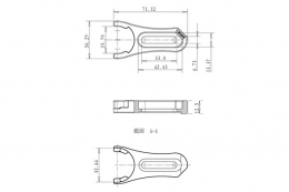 Вилочный держатель, модель M-BASE-C